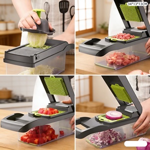Small Kitchen Gadget <strong>2026</strong> <strong>New</strong> Arrival Stainless Steel Vegetable Cutter Vegetable Slicer Cutter Kitchen Accessory <strong>Cooking</strong> <strong>Tools</strong> - Product Image 6