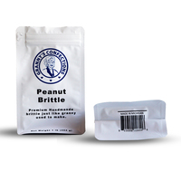 Sachet de café imprimé en héliogravure personnalisé, fond plat, en aluminium, avec valve de dégazage, résistant à l'humidité et aux odeurs, fermeture éclair supérieure