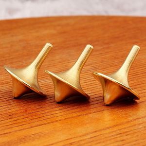 Brass Spinner <b>Toy</b> - Modern Metal Craft Fidget <b>Desk</b> Decor for Office - Product Image 2