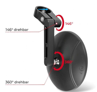 Rétroviseurs latéraux gauche et droit en gros, paire de rétroviseurs latéraux, accessoires de moto, accessoires de rétroviseurs avec marquage E