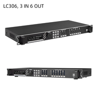 Processeur de sonorisation professionnel FIR DSP LC306 3 entrées 6 sorties LC408 4 entrées 8 sorties 500 MHz Dual Core PEQ GEQ DEQ avec contrôle USB et LAN