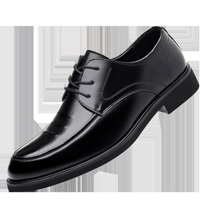 Zapatos Oxford de Cuero para Hombre, Punta Puntiaguda, Suela de Goma Antideslizante, Zapatos de Vestir para Boda, Otoño, Formales, Cómodos, Estilo Británico - Product Image 5