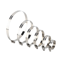 Collier de serrage réglable en acier inoxydable de style américain pour tuyau d'arrosage, type mini-boulon, avec garantie de 3 ans pour usage industriel général