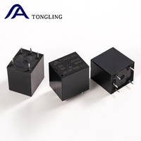 Relais de puissance PCB TONGLING 16A 250VAC/30VDC 22F 5 broches, relais scellé JQC-22F-S-Z12V