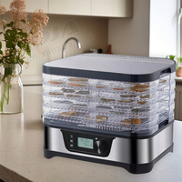 Vente chaude Accueil Alimentaire Sèche Boeuf Sèche Légumes Viande Sèche Déshydratation Machine Snack Alimentaire Déshydrateur pour Usage Domestique