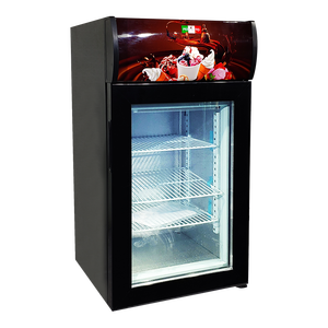 Meisda SD50B <span class=keywords><strong>50L</strong></span> Mini bar Vitrine réfrigérée Petite vitrine pour glaces et sucettes glacées - Product Image 2