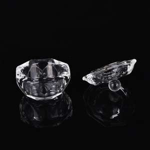 Salone di Bellezza del chiodo di Vetro Trasparente di Cristallo Liquido Bowl Cup <span class=keywords><strong>Dappen</strong></span> piatto per Cosmetici Strumenti di Cura Del Chiodo - Product Image 5