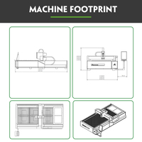 Mesin pemotong Laser serat CNC, pemotong Laser logam pemotong tinggi 1500w 2000w 6000w untuk logam baja