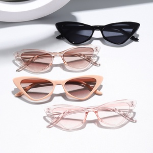 Haute qualité femmes rétro petit cadre oeil de <span class=keywords><strong>chat</strong></span> lunettes de soleil UV400 lentilles optiques PC matériel en gros pour les vacances loisirs - Product Image 5