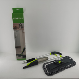 Serpillère de nettoyage intérieure <span class=keywords><strong>en</strong></span> microfibre pour usage humide <span class=keywords><strong>et</strong></span> sec, avec pulvérisateur, manche <span class=keywords><strong>et</strong></span> tête <span class=keywords><strong>en</strong></span> microfibre - Product Image 1