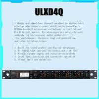 Microphone sans fil numérique à quatre canaux ULXD4Q S58 Beta58, 4 XLR indépendants pour renforcement sonore professionnel