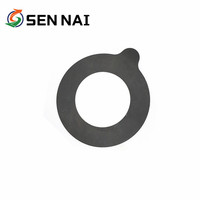 Entretoises circulaires en acier haute résistance et résistantes à l'usure, avec traitement de surface noir phosphaté pour lubrification au carbone