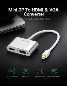 Ugreen <span class=keywords><strong>Mini</strong></span> for DisplayPort VGAアダプターThunderbolt 2コンバータ<span class=keywords><strong>DP</strong></span>ケーブルMacBook <span class=keywords><strong>Surface</strong></span> <span class=keywords><strong>Pro</strong></span> 4 <span class=keywords><strong>Mini</strong></span> <span class=keywords><strong>DP</strong></span>データラップトップストック - Product Image 2