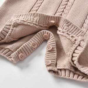 Combinaisons pour bébés filles, vêtements pour enfants, bébés, en coton tricoté, en laine, combinaison pour bébé, combinaison pour nouveau-né, 100% coton biologique - Product Image 5