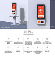 LIEN PC à écran tactile tout-en-un personnalisé pour le paiement en libre-service Kiosque et totem avec fonction SDK Kiosque de commande de restaurant