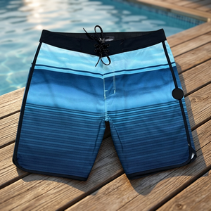 Shorts de sport pour homme à haute élasticité, séchage rapide, pour la plage et les activités de gym - Product Image 2