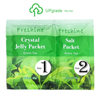 Gelée de cristal de Pédicure Spa pour les pieds Detox Bain de pieds au sel de mer Ensemble en 2 étapes Pédicure Gelée SPA