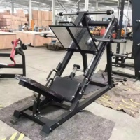 Machine de musculation pour les jambes, les cuisses et les fessiers SK Heavy-Duty Steel 45 réglable 2 en 1, avec poids sur plaques, pour la poitrine/le dos, gain de place