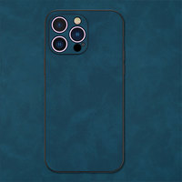 Étui de téléphone de luxe hybride en cuir suédé pour iPhone 16 15 14 13 12 11 Pro Max Plus X XS Max XR, coque antichoc
