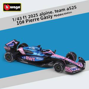 Modelo de Coche de Carreras Metálico del Equipo <span class=keywords><strong>Alpine</strong></span> de <span class=keywords><strong>F1</strong></span>, Temporada 2025, Escala 1:43 - Product Image 5
