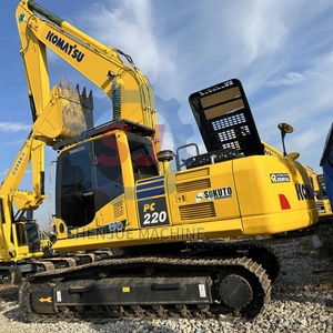 รถขุดไฮดรอลิกแบบตีนตะขาบ Komatsu PC220 มือสองของแท้จากญี่ปุ่น ขายดี คุณภาพสูง สภาพเหมือนใหม่ 88% - Product Image 1