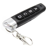 Télécommande sans fil pour porte de Garage, 12V DC, 4 boutons, Automobile, moto