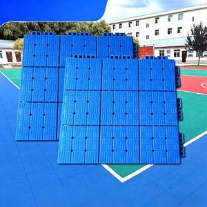 <b>Interlocking</b> <b>Flooring</b> Non-slip Shock-absorbing Modular <b>Tiles</b> Easy Lock Install, Multiple Colors for Kindergarten Sports Field - Product Image 1