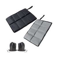 Mydays Tech Portable Pliable Coussin de Siège Extérieur Tapis Tissé avec Logo Motif pour Camping Pique-nique Événements Sportifs Cadeaux