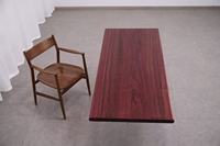 Table à manger en bois massif de luxe moderne personnalisée Bois de cœur de rose Assemblé pour la maison Bureau Villas