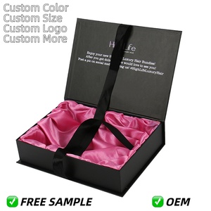 Caja <span class=keywords><strong>de</strong></span> embalaje para pelucas con logo personalizado, venta al por mayor - Product Image 2