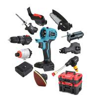 Kit de perceuses électriques d'usine kit d'outils électriques portatifs sans fil 21v sans brosse perceuse sans fil 18V batterie au Lithium
