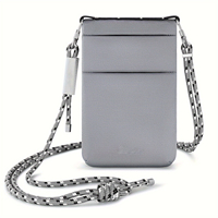Maplestory Tas Dompet Ponsel Mini Tas Selempang untuk Wanita Tali Dapat Disesuaikan Slot Kartu Kredit RFID Poliester Tahan Air