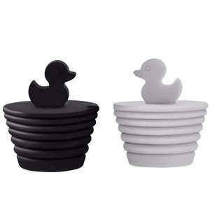 Duck Shaped Silicone Bathtub Plug Conical Spiral Design Easy Installation Bathroom <b>Drain</b> Stopper - Product Image 1