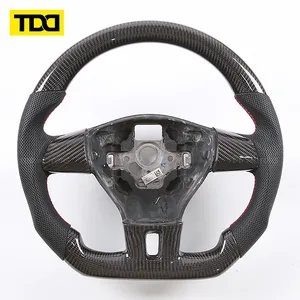 Volante de fibra de carbono TDD para Volkswagen VW Golf 5 Mk5 GTI R32 Passat R GT B30 JETTA GLI MK6 - Product Image 4