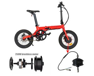 <span class=keywords><strong>Bicicleta</strong></span> eléctrica plegable de 16 pulgadas, entrega rápida en Europa, <span class=keywords><strong>bicicleta</strong></span> eléctrica pequeña, Mini <span class=keywords><strong>bicicleta</strong></span> plegable para adultos - Product Image 2