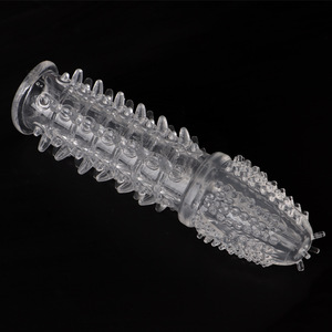 Anneau de pénis à pointes, couvre-pénis à dents de loup, aide pour le lit, préservatif, jouet BDSM, couvre-pénis hardcore, sex toy - Product Image 3