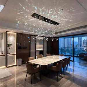 <span class=keywords><strong>Lampadario</strong></span> a Cascata di Cristallo a Farfalla Moderno e Lussuoso Personalizzato per Hotel, Atrio, Scale, Villa con Soffitti Alti - Product Image 4