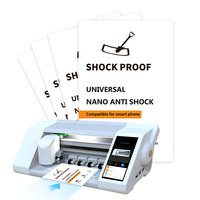 Yeni malzeme PET Anti şok HD temizle kesme filmi 120*180mm ekran koruyucu için Plotter kesici makinesi