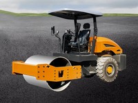 Compacteur vibrant à tambour unique de petite taille à prix abordable, 3, 4 et 5 tonnes, pour gravier/terre