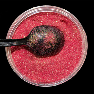 High Quality Glitter Powder Iron <b>Oxide</b> Fluorescent Iridescent Light Size Super Shiny Wholesale Holographic Inorganic Pigment - Product Image 1