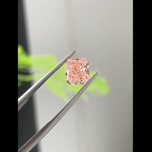 Месси ювелирные изделия сертификат IGI HPHT CVD причудливый светло-розовый лабораторный Выращенный Алмаз Сияющий Подушка принцесса лабораторный алмаз - Product Image 6