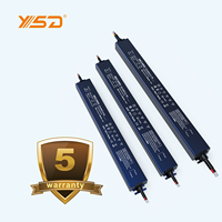 YSD 200W Alimentation mince pour lumière LED 12V 24V 100W AC à DC LED à sortie unique SMPS
