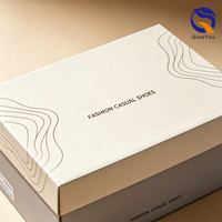 Caja de Zapatos de Cartón Resistente con Tapa y Base Personalizadas, Superficie Mate Natural, Gran Capacidad de Carga