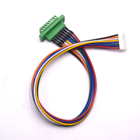Bloque de terminales de 8 pines con arnés de cableado para ensamblaje de cable de cobre con núcleo de PTFE, PVC y nailon, para cableado de paneles de control electrónico industrial