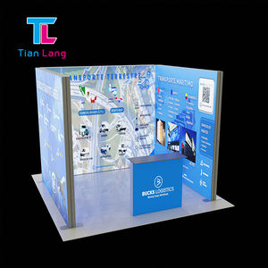 กล่องไฟอลูมิเนียมจัดแสดงนิทรรศการ LED 1*2เมตร, กล่องอลูมิเนียมไร้กรอบวัสดุ SEG กล่องไฟ - Product Image 2