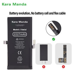 Kara Manda nouvelle batterie de téléphone KM pour iPhone 12 <span class=keywords><strong>Mini</strong></span> batterie santé 100% résoudre le problème de réduction de fréquence de téléphone de réparation de Popup - Product Image 3