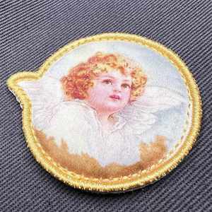 Patch brodé personnalisé en gros pour vêtements, patchs brodés personnalisés avec logo de marque imprimé - Product Image 3
