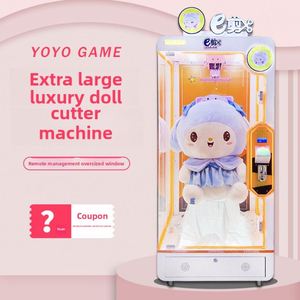 The Most Popular <b>Arcade</b> Coin-operated New Scissor-thread Super-large Doll Children's Entertainment Game Console - Product Image 5