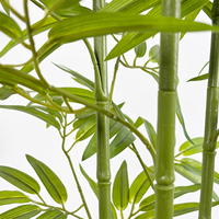 Vente en gros d'arbres en bambou artificiel en plastique de 150 cm - Design moderne, décoration réaliste pour la maison et le bureau