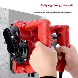 Ponceuse murale industrielle professionnelle <span class=keywords><strong>à</strong></span> deux poignées en acier inoxydable, moteur sans balais, pour rénovation sans angles morts, <span class=keywords><strong>béton</strong></span> sans poussière - Product Image 2